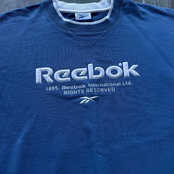 Reebok Women's Blue Sweatshirt - Picture 4 of 6